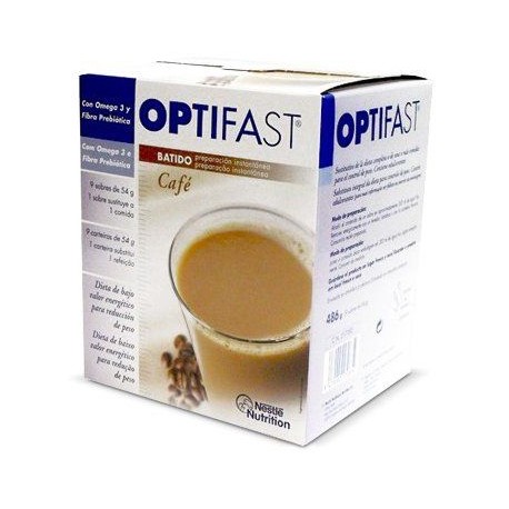 OPTIFAST CAFE BATIDO 9 SOBRES (MODIFAST)
