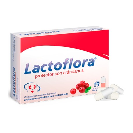 Lactoflora protector con arándanos - 15 cápsulas