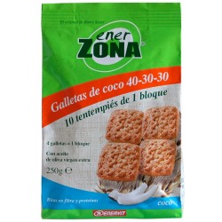 ENERZONA GALLETAS COCO 40 UD/BOLSA 