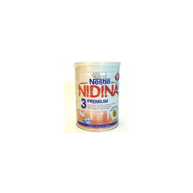 NIDINA 3 PREMIUM 800 G. LECHE CRECIMIENTO NESTLE - Farmarapida